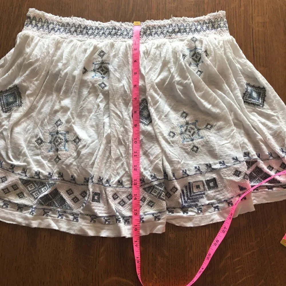 NWOT Free People You Got It Bad Embroidered Strapless Top